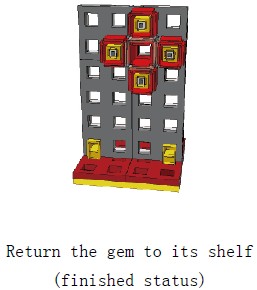 Return the gem to its shelf (finished status)